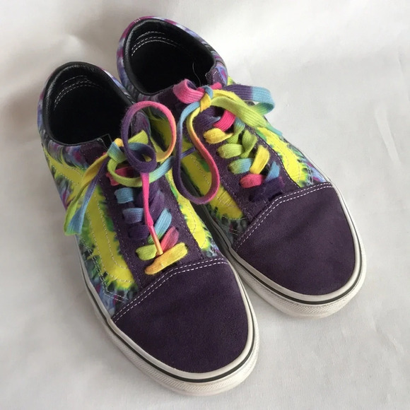 Vans Old Skool navy and tie dye lace-up sneakers - Picture 7 of 7